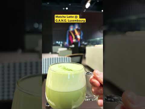 Matcha latte au G.A.N.G. à Luxembourg