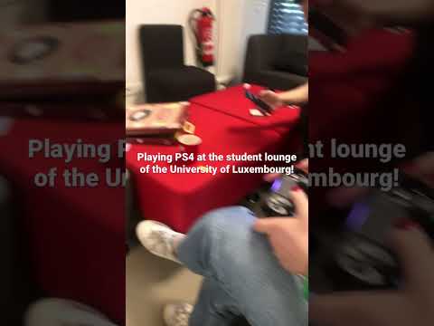 PS4 au student lounge de l'Uni.lu