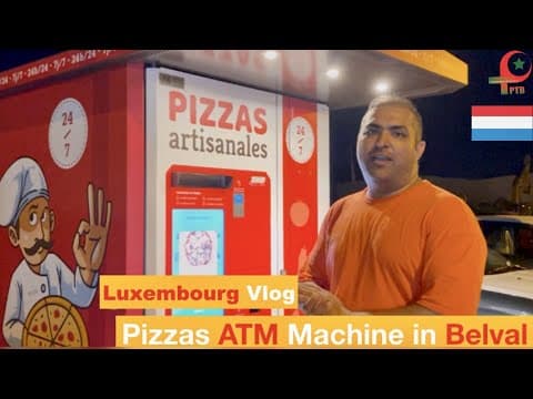 Le distributeur automatique de pizzas de Belval
