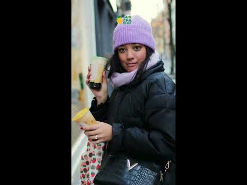 Bubble tea sucre brun préparé au Luxembourg