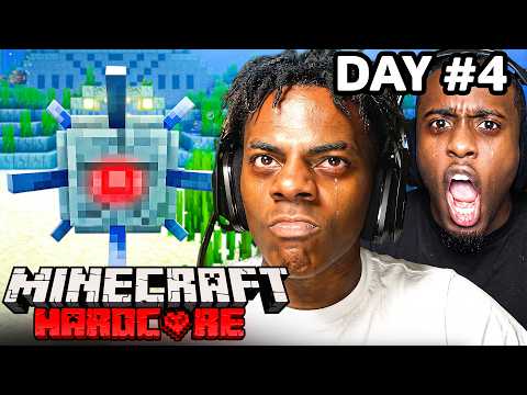 MINECRAFT HARDCORE ALL BOSSES DAY 4 🍄🔨🧟‍♂️ft. KaiCenat (Part 2)